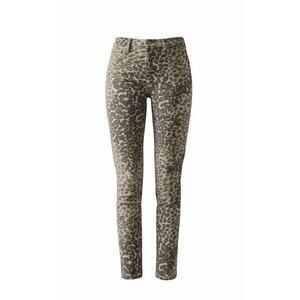 MOTHER Women's Straight Leg Jeans in Olive Leopard Print